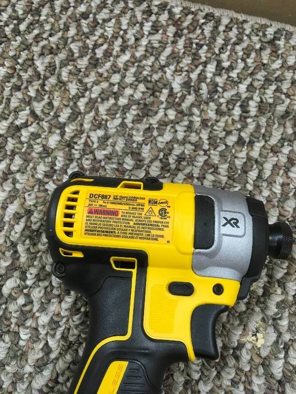 lot 15 image: DeWalt 20 Volt MAX XR Cordless Lithium-Ion 14 in. Brushless 3-Speed Impact Driver (Tool Only) open box never used