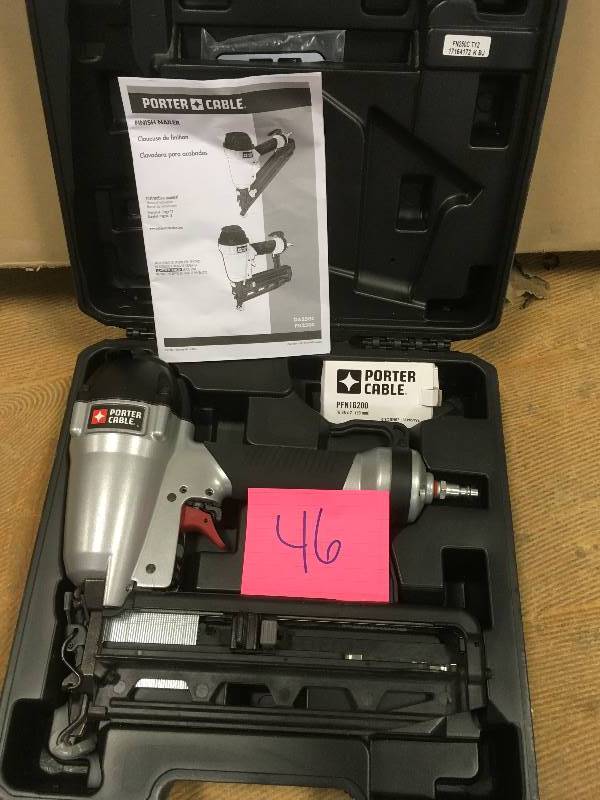lot 46 image: Porter Cable Finish Nailer in working conditions