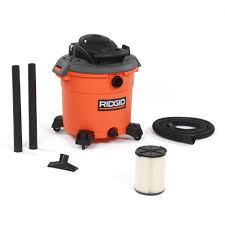 lot 66 image: Ridgid 16 gallon WetDry Vac (WD 1640) 5.0 Peak HP.  in like New working conditions