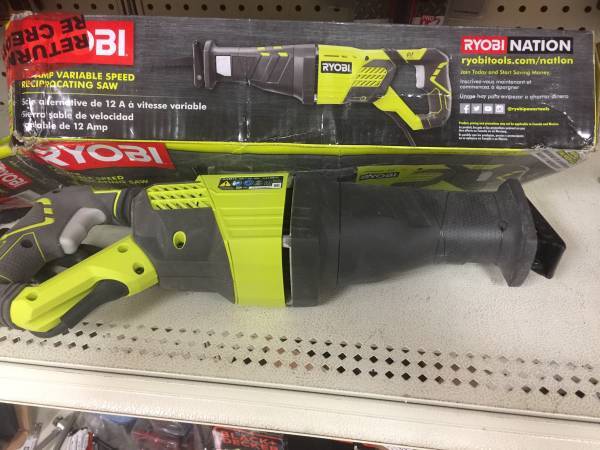 lot 76 image: RYOBI 12-AMP RECIPROCATING SAW In working conditions