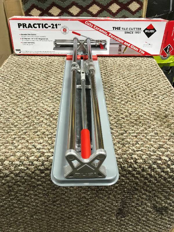 lot 68 image: Rubi Practic-21 Tile Cutter With Scoring Wheel  in working conditions