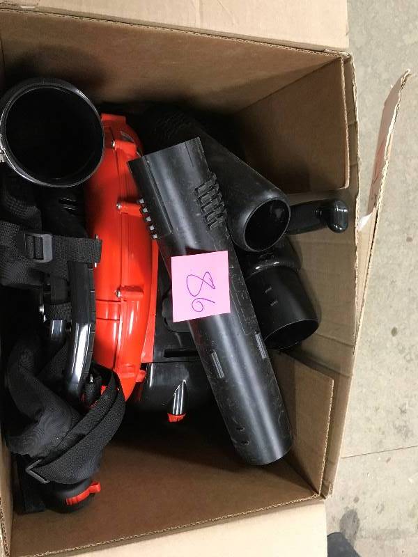 lot 86 image: ECHO 234 MPH 756 CFM Gas Leaf Blower Model # PB-770H  in like new condition