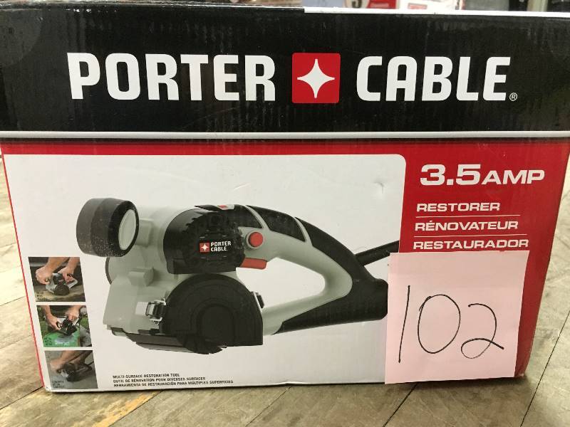 lot 102 image: Porter Cable Restorer new