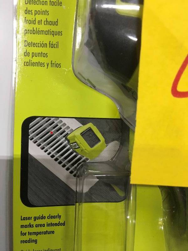 lot 40 image: Ryobi Non-Contact Infrared Thermometer in like New working conditions