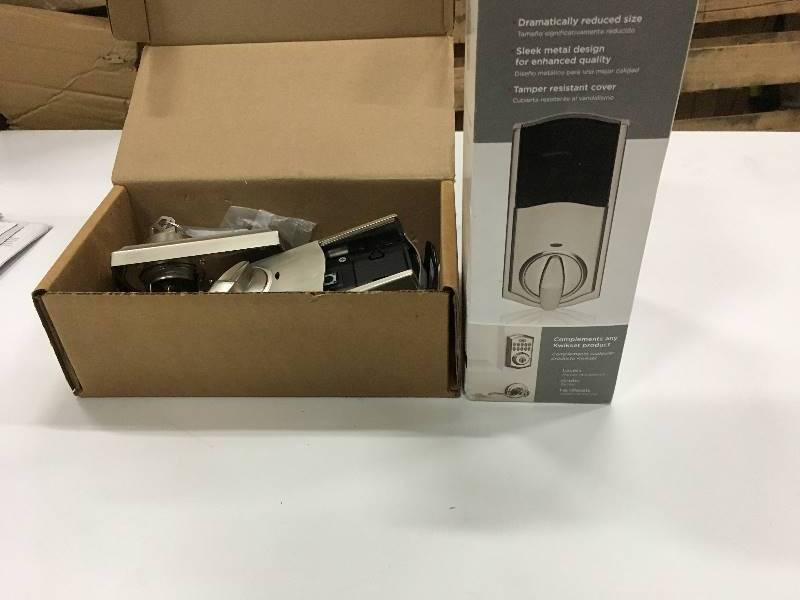 lot 42 image: Kwikset Smartcode Touchpad Electronic Deadbolt Complete unit