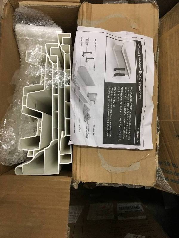 lot 45 image: Mayne White 7 Feet Yorkshire Window Box Planter not used