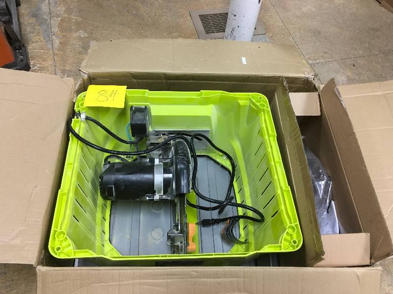 lot 84 image: Ryobi 15 Amp 10 in. Table Saw in working conditions