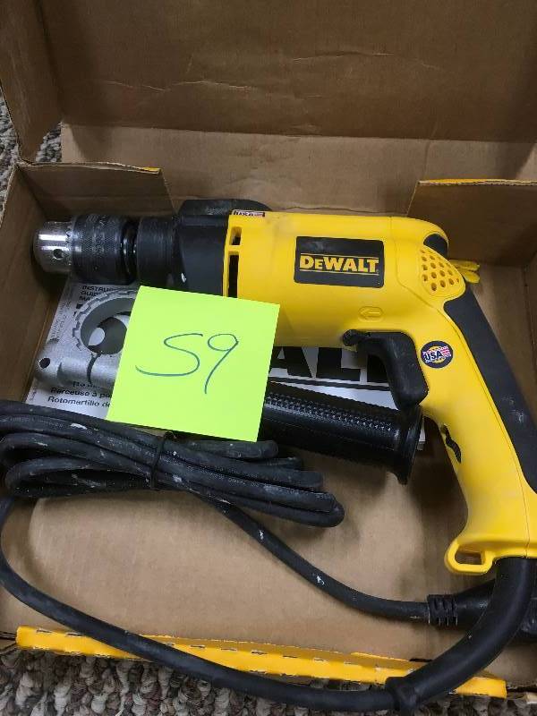lot 59 image: DeWalt DW511 12 Corded Hammer Drill Used in good working condition