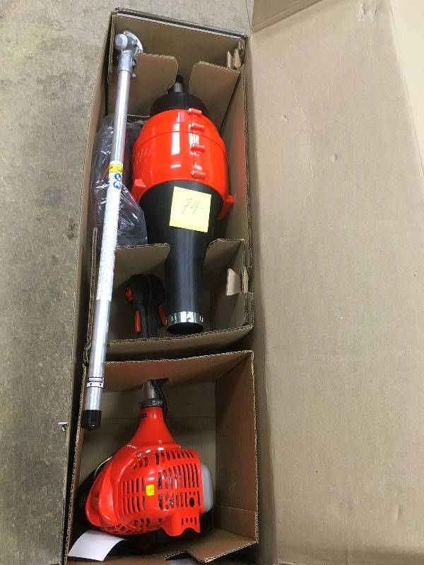 lot 74 image: ECHO Pro Attachment Series 2-Cycle 21.2cc Gas Trimmer with Blower Attachment