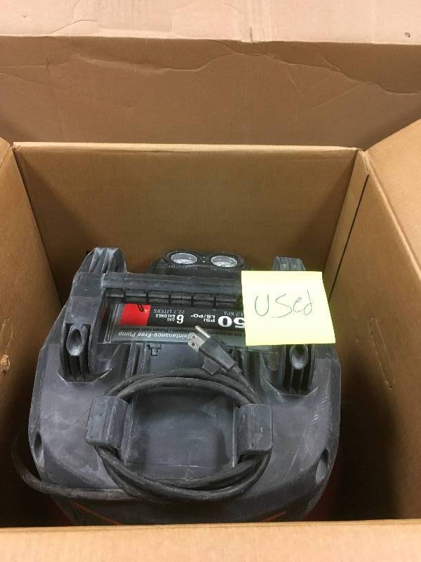 lot 79 image: Porter Cable Air Compressor Used in good working condition