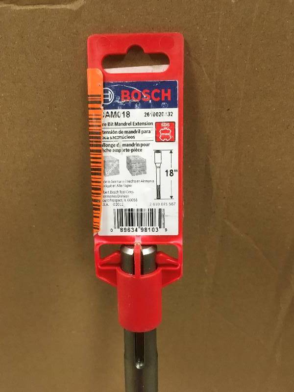 lot 86 image: Bosch CAM018 Core Adapter, 18 in. SDS Max