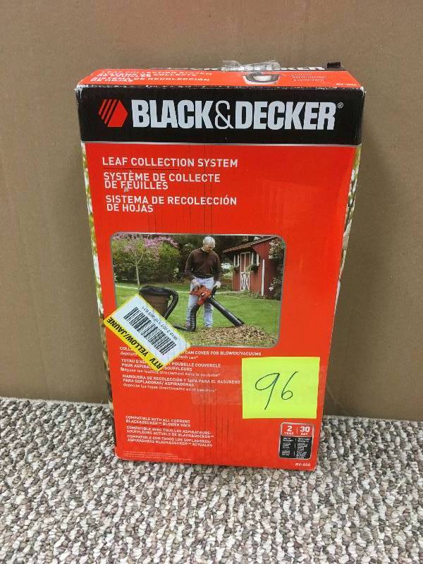 lot 96 image: Black & Decker BV-006 Leaf Collection System for all Black and Decker Blower Vacuums