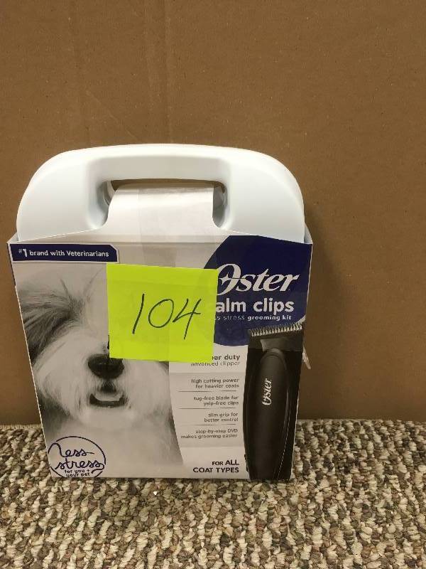 lot 104 image: Oster Calm Clips Grooming Kit, 1.0 CT