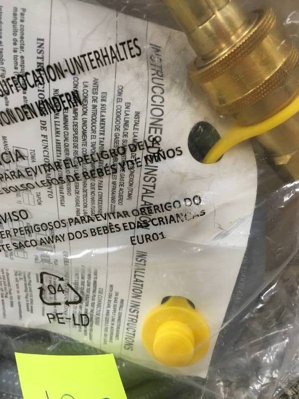 lot 125 image: LP Gass Hose Extension with Quick Disconnects