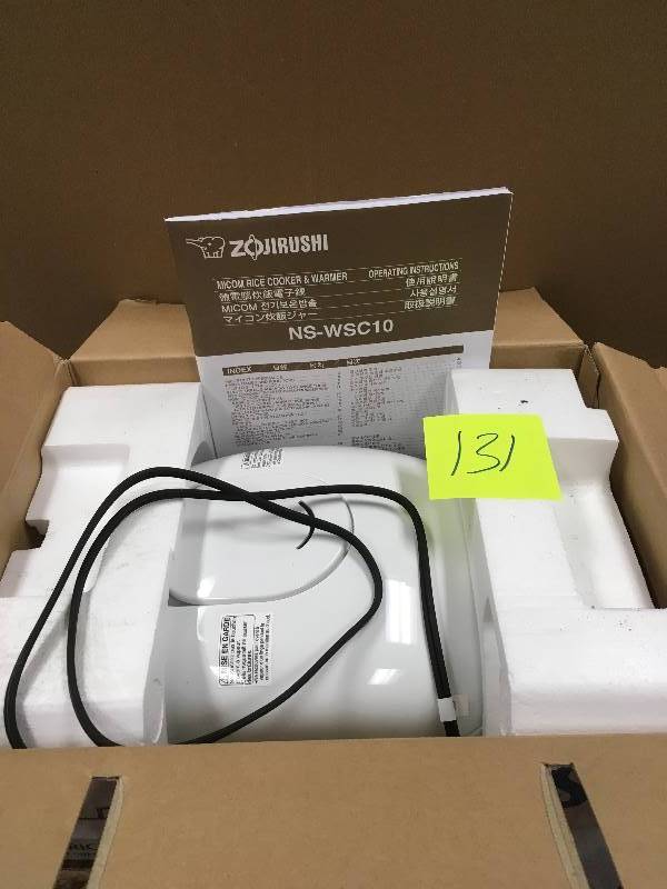 lot 131 image: Zojirushi Micom Rice Cooker & Warmer