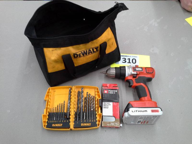 lot 310 image: Black & Decker Drill & Dewalt Bits