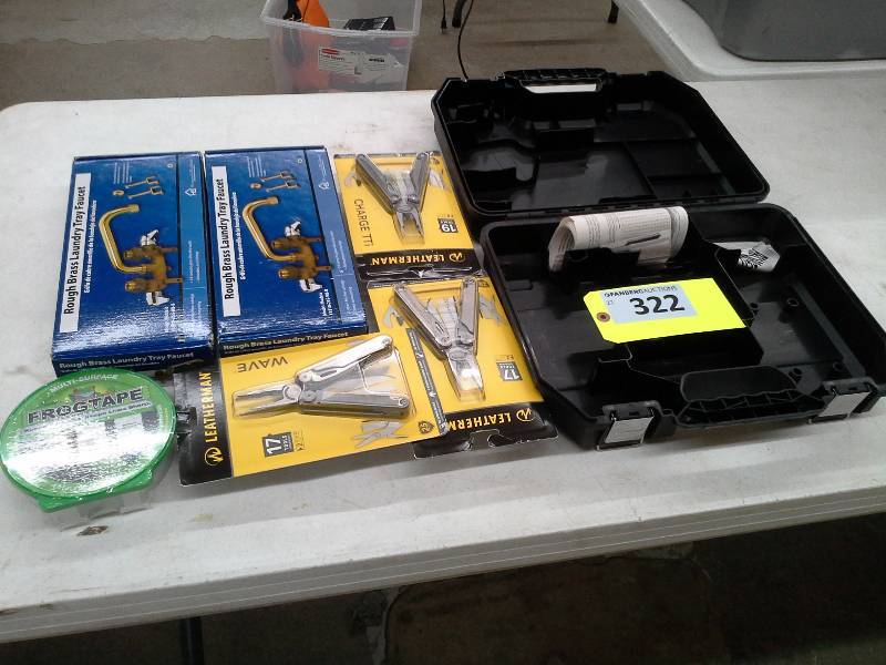 lot 322 image: Multiuse Tools & Faucets