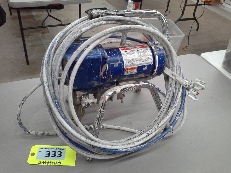Nova SPX Airless spray painter City of New Hope Public Police Auction K BID