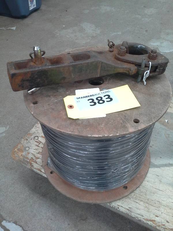 lot 383 image: Spool of Coaxial & Receiver Hitch