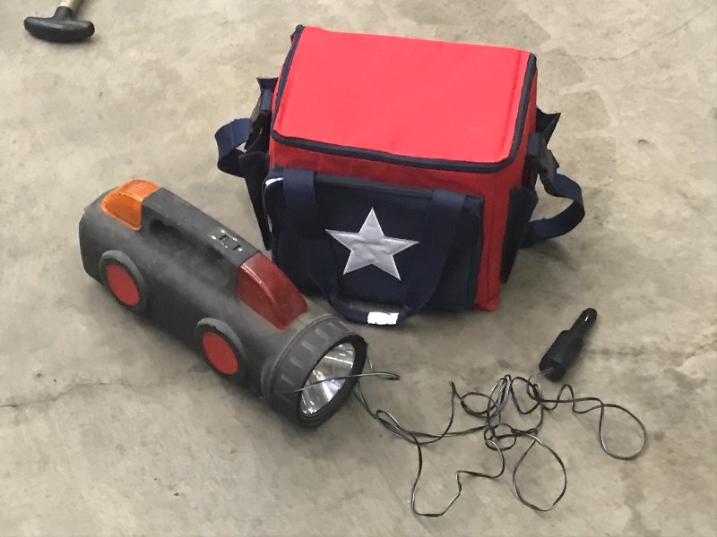 lot 34 image: (1) Lunch Cooler & (1) 12Volt Roads...