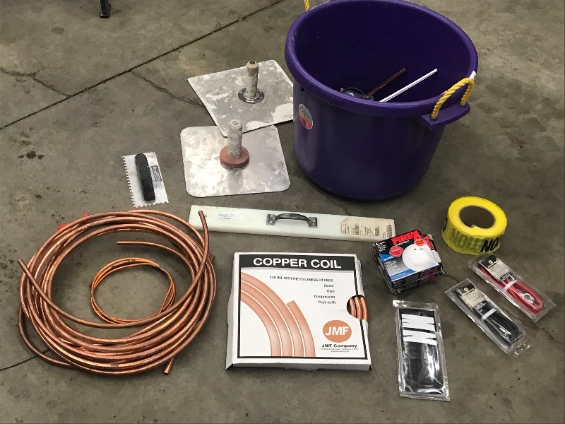 lot 37 image: Tote Of Assorted Copper Tubing, Sm...