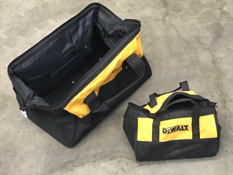 lot 43 image: Lot Of (2) DeWalt Tool Bags ...