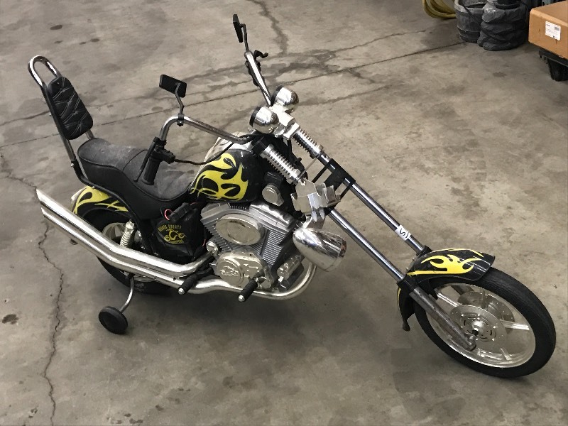 lot 51 image: Electric Chopper  Motorcycle, Used...