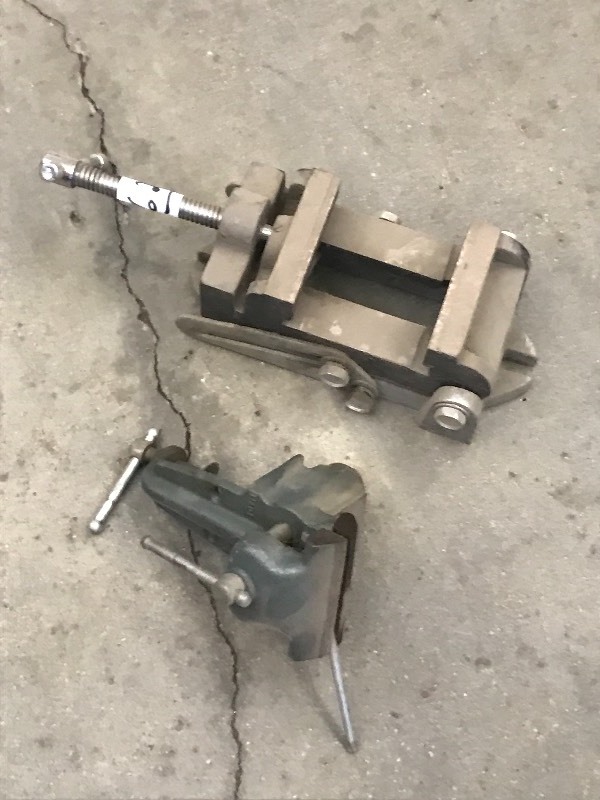 lot 62 image: Lot Of (1) Drill Press Vise & (1) ...