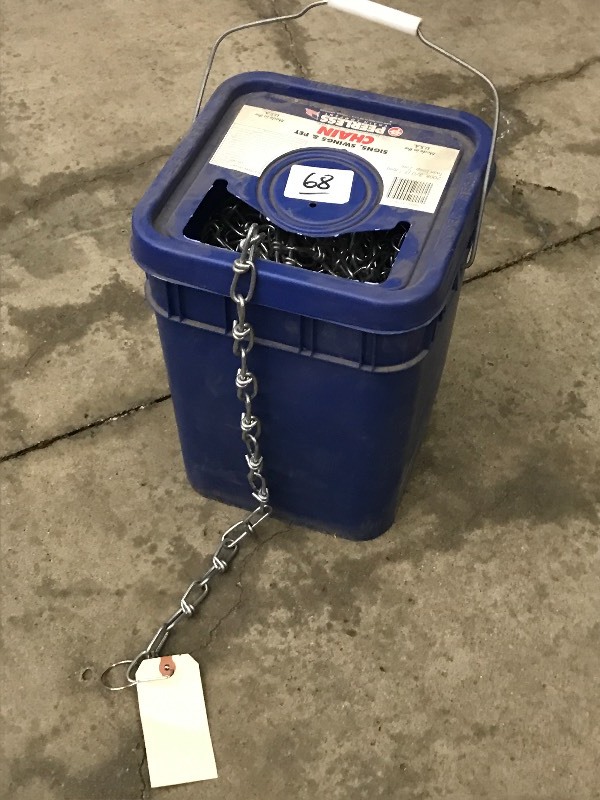 lot 68 image: Full Bucket Of 30 X 200ft Sign & S...