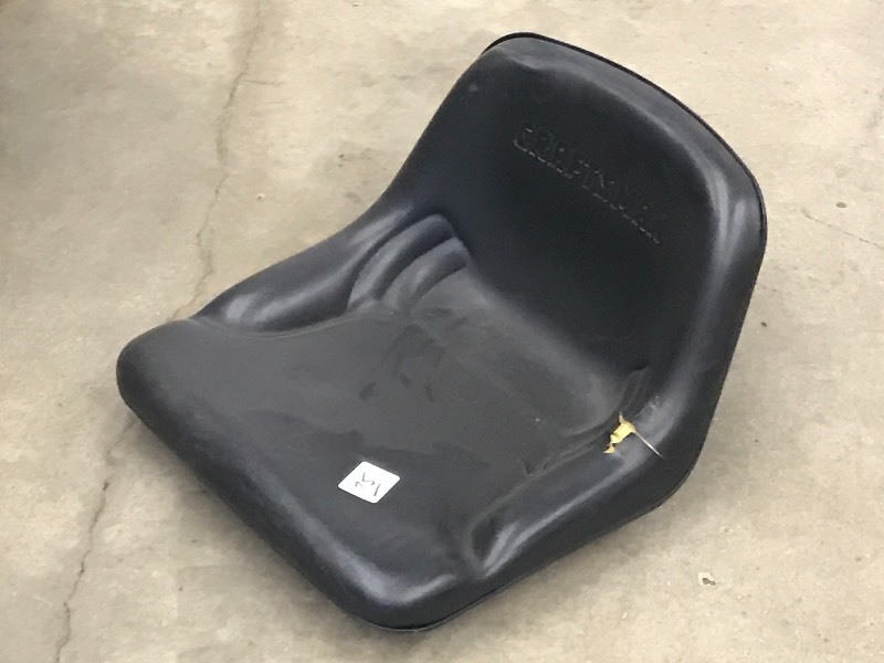 lot 75 image: Craftsman Lawn Tractor Seat, Used ...