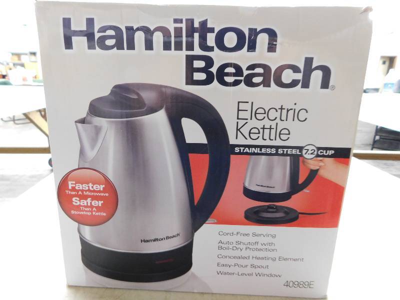 lot 435 image: HAMILTON BEACH ELECTRIC KETTLE