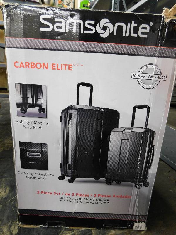 lot 438 image: SAMSONITE HARD SIDED LUGGAGE SET