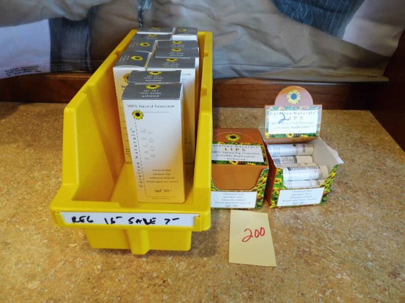 lot 200 image: Carefree Natural Products