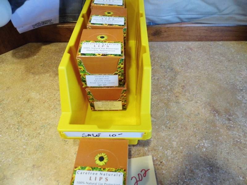lot 202 image: Carefree Natural Products