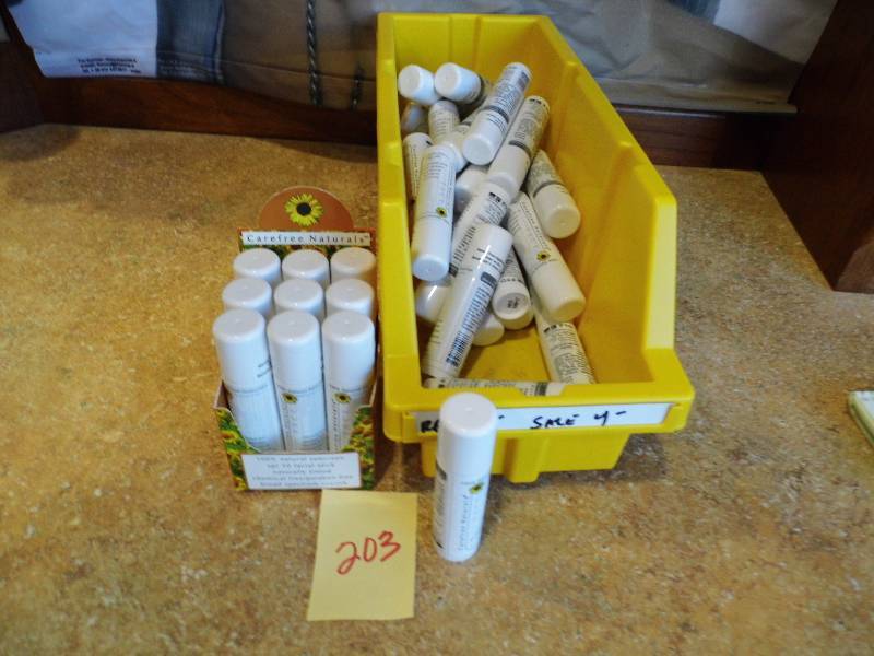lot 203 image: Carefree Natural Products
