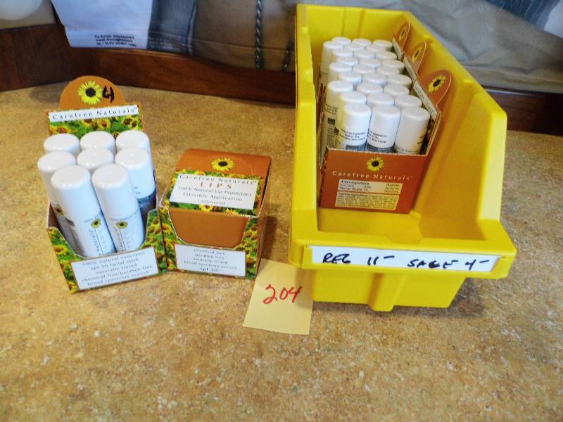 lot 204 image: Carefree Natural Products