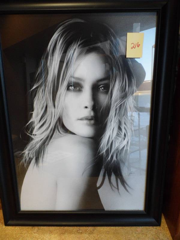 lot 216 image: Black Framed Portaits