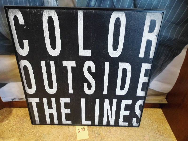 lot 228 image: Color Outside The Lines Art
