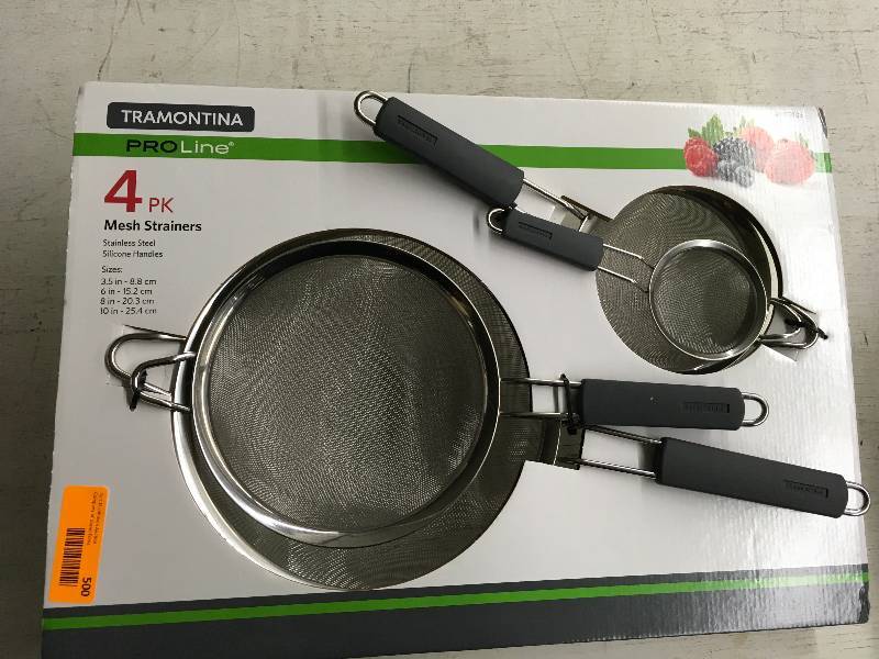 TRAMONTINA 4PK MESH STRAINERS