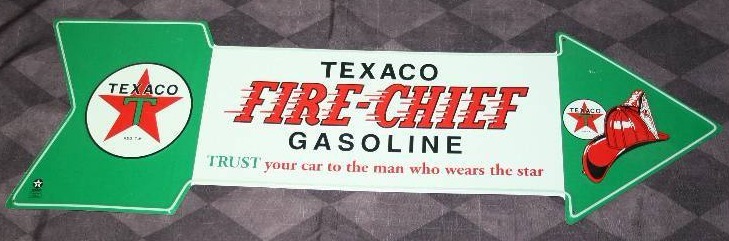 Tin Texaco Sign