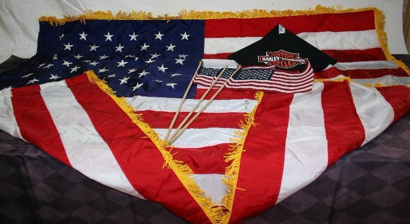 American Flag and Harley Davidson Bandana