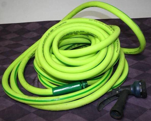 Garden Hose and Sprayer Nozzle