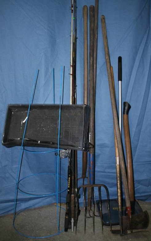 Outdoor Tools, Fishing Rods, and More