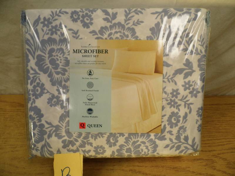 lot 13 image: Home Classice Micrfiber Sheet Set - QUEEN