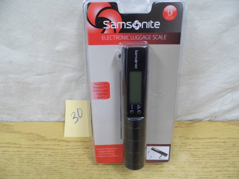 lot 30 image: Samsonite Electronic Luggage Scale