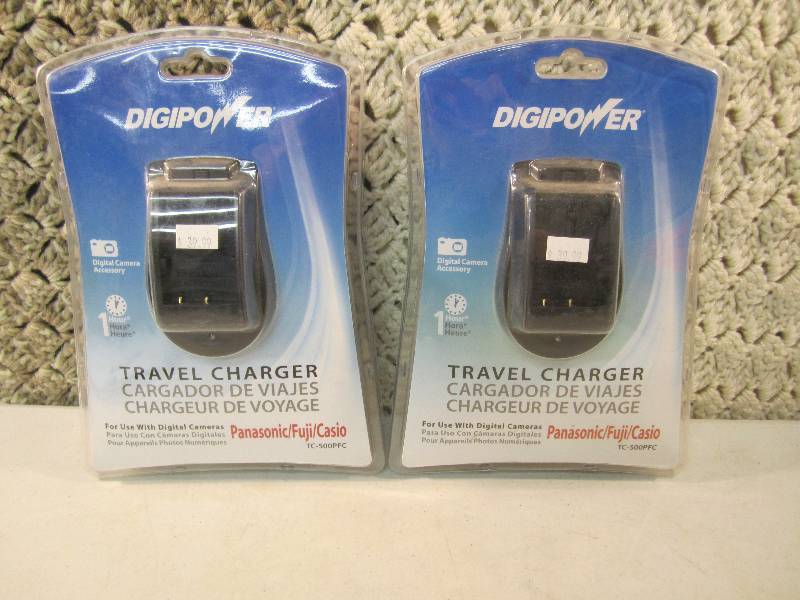 lot 4 image: Lot of 2 Digital Camera Travel Char...