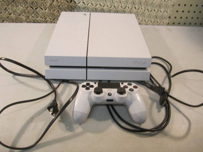 lot 18 image: Sony PS4 Console with Power Cord, C...
