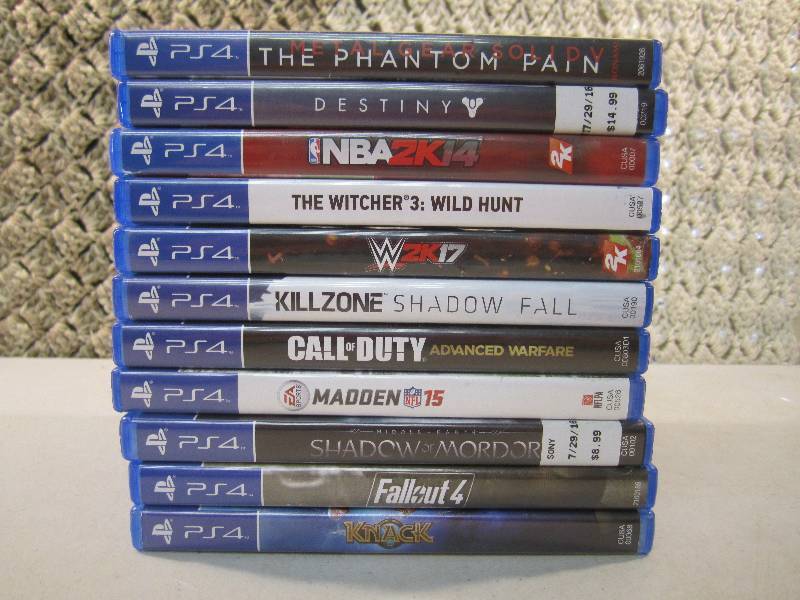 lot 32 image: Lot of PS4 Video Games See Photos...