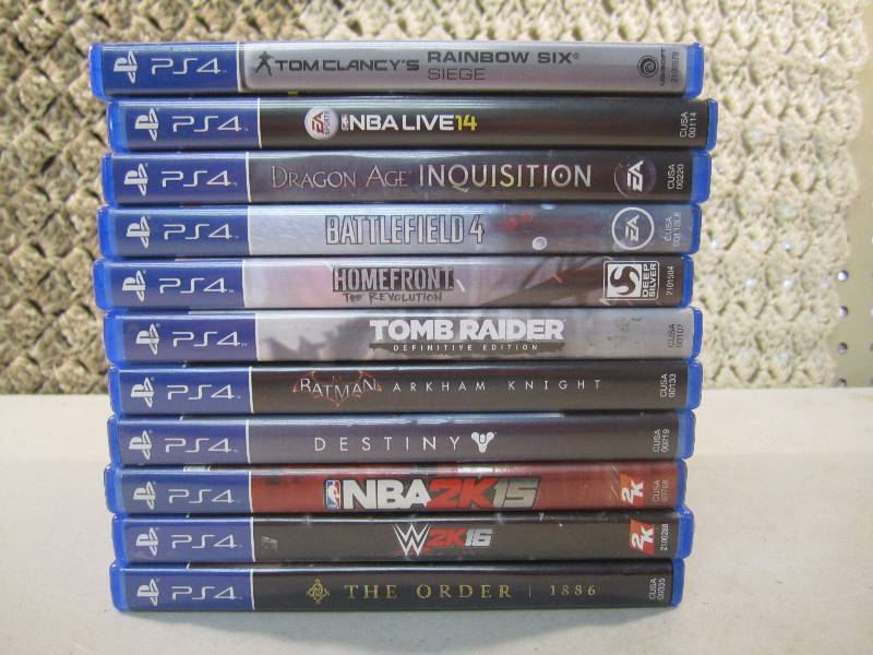 lot 33 image: Lot of PS4 Video Games See Photos...