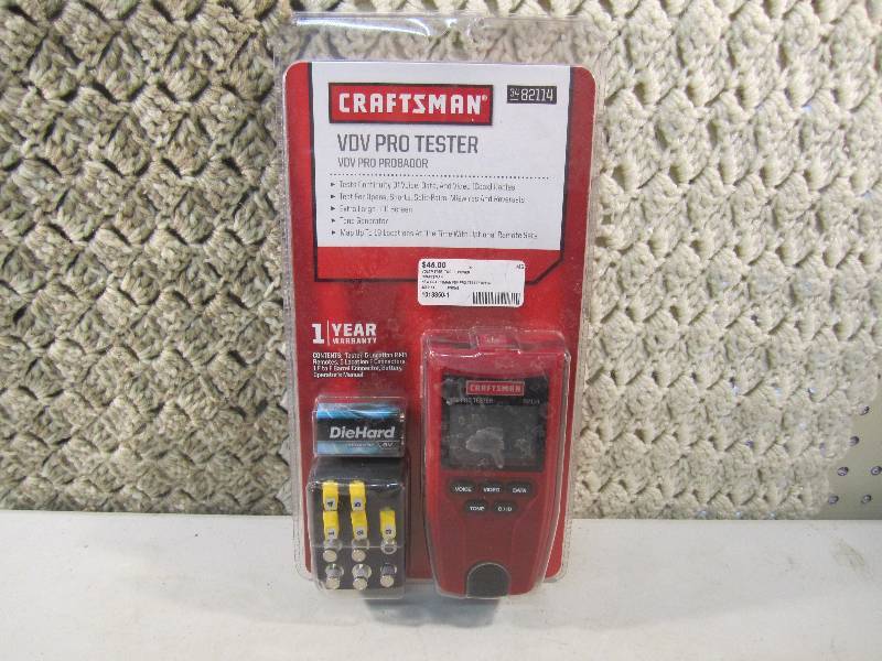 lot 37 image: Craftsman VDV Pro Tester Unopened...